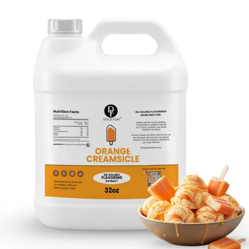 Vista 83 de Dolce Flav Extracto Natural de Anís – 1 Galón Soluble en Aceite Kosher, Sin Azúcar, Aromatizante Concentrado de Anís de Regaliz para Hornear