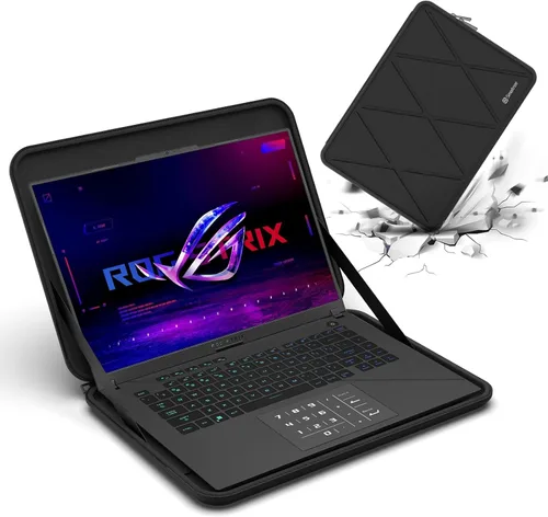 Vista 10 de Funda protectora rígida EVA Smatree compatible para laptop Acer Nitro 5 Gaming de 15.6 pulgadas, funda impermeable (A1550) Funda impermeable