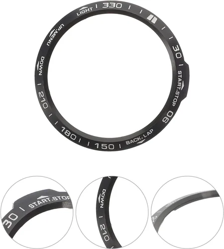 Vista 8 de Hemobllo Compatible con Garmin Fenix 6X Reloj Bisel Anillo de Acero Inoxidable Marco de Reloj Funda Protectora Anti Rasguños Cubierta de Parachoques