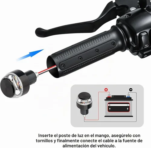 Vista 6 de Linkstyle - 2 señales de giro LED para motocicleta, luces de extremo