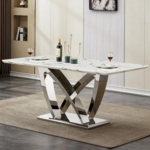 Vista 14 de Juego de 2 sillas de comedor ergonómicas sin brazos con cojines de cuero grueso y respaldo curvado, sillas de madera para sala de estar, cocina