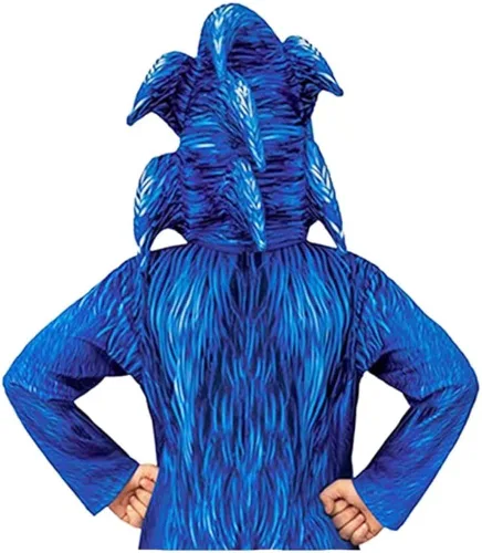 Vista 6 de Bulex The Eedgehog - Vestido de disfraz de erizo para niñas, falda tutú de dibujos animados, traje de traje para niños, traje para la cabeza