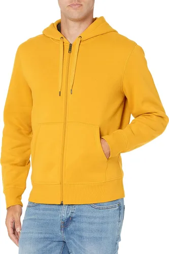Vista 3 de Tienda Essentials - Sudadera con capucha de vellón y cremallera completa, para hombre