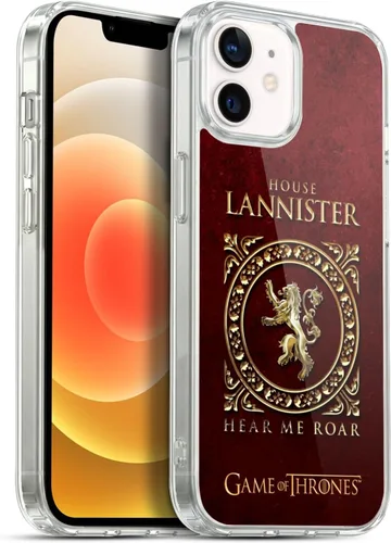 Vista 60 de Producto oficial de HBO Game of Thrones metálico Sigils Soft Gel Case para iPhone de Apple 7 Plus/8 PLUS, Lannister
