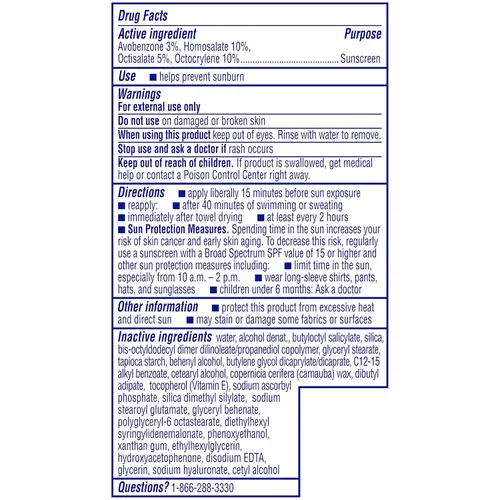 Vista 13 de Coppertone Protector solar facial completo SPF 45, protector solar facial resistente al agua, 2.5 fl. oz.
