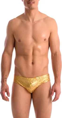 Vista 31 de Gary Majdell Sport Bikini de cuerpo caliente para hombre dorado (Anaconda Gold)