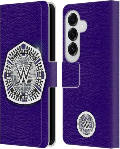 Vista 274 de Head Case Designs Officially Licensed WWE Cruiserweight Champion Title Belts Leather Wallet Case Compatible with Samsung Galaxy A07 4G Campeón