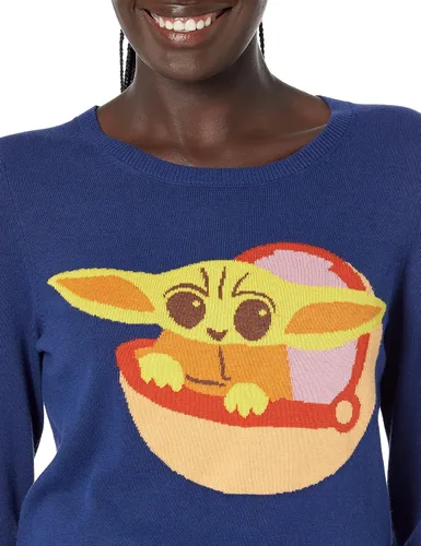 Vista 3 de Tienda Essentials Disney Marvel Star Wars Suéteres ligeros de cuello redondo para mujer