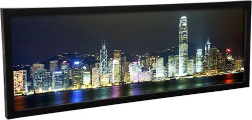 Vista 6 de Neil Enterprises Inc. Portarretratos panorámico negro de 18 x 10 pulgadas, paquete de 12