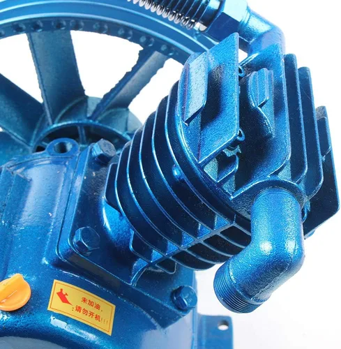 Vista 4 de Cabezal de bomba de compresor de aire, 5.5HP 21CFM 175PSI V-tipo 2-Cilindro Bomba Compresor de Aire Cabeza Doble Etapa 4KW