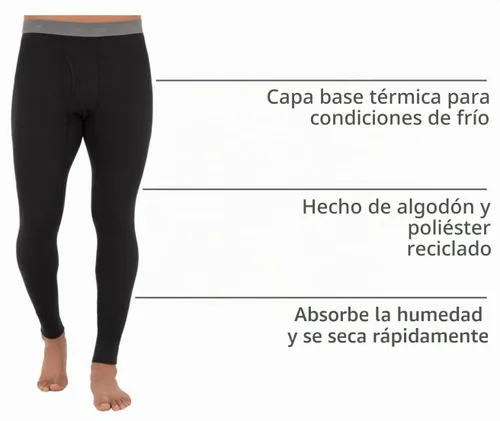 Vista 6 de Fruit of the Loom Ropa interior térmica reciclada prémium para hombre (1, 2, 3 y 4 paquetes)