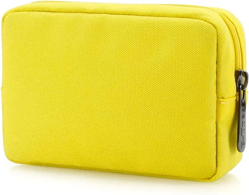 Vista 17 de Bolsa de maquillaje E-Tree, estuche mediano de viaje con cremallera para bolso, estuche de cosméticos con cepillo para el cuidado de la piel
