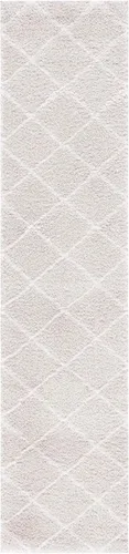 Vista 39 de SAFAVIEH Tahoe Shag Collection - Alfombra para pasillo, 2 x 9 pies, diseño de enrejado, no desprende pelusa y de fácil cuidado, 1.2 pulgadas