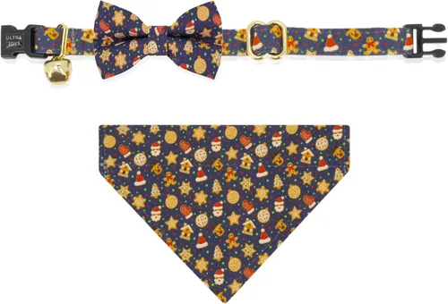 Vista 12 de Ultra Joys Collar de Gato con Campanas - Collar de Gatito Separable con Campana - Collar de Gato Separable para Cumpleaños de Gatos Pequeños Solo