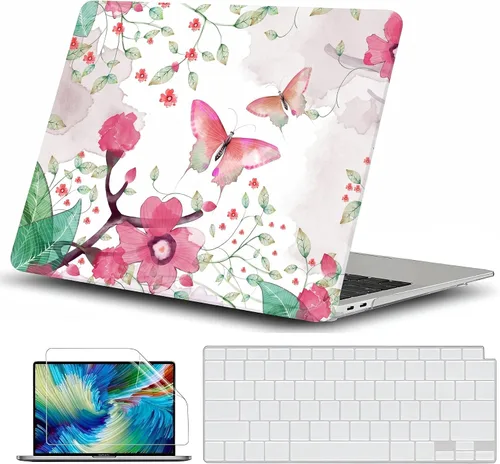 Vista 34 de GVTECH Funda para MacBook Air de 13 pulgadas (2010-2017) A1369 A1466 carcasa rígida de plástico, carcasa negra