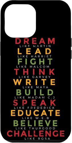 Vista 25 de iPhone 16 African American Men Women Kids Black History Month Case