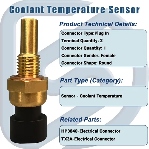 Vista 5 de 213-4514 213-4333 19236568 Sensor de temperatura del refrigerante del motor con conector pigtail – Compatible con Buick LaCrosse, Chevy Silverado