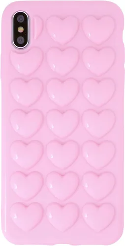 Vista 14 de Funda para iPhone 11 para mujer, funda de gel Kawaii 3D Pop Bubble Heart Kawaii, linda funda para iPhone 11 de 6.1 pulgadas, color negro