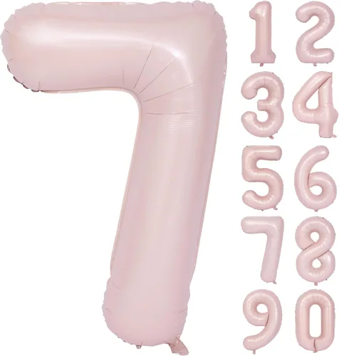 Vista 73 de Globos de 40 pulgadas con números de caramelo, papel de aluminio de helio, globos de látex de Mylar para fiesta de cumpleaños, decoración digital 0