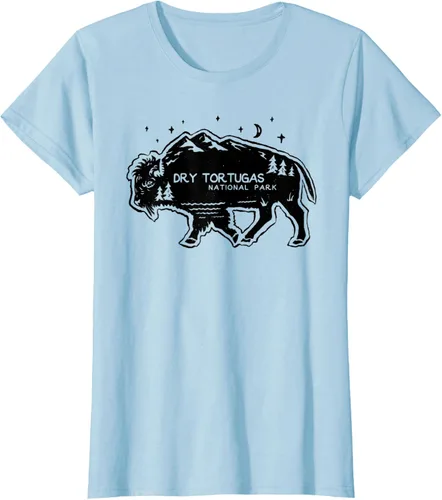 Vista 19 de Camiseta Dry Tortugas National Park Buffalo FL Cutout Florida, Blanco, S