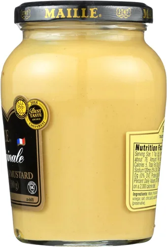 Vista 5 de Maille Original Dijon Mustard (Economy Case Pack) tarro de 13.4 onzas (paquete de 12) por Maille