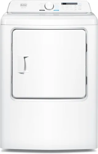 Vista 9 de BLACK+DECKER Secadora compacta de 1.5 pies cúbicos, capacidad de 5.5 libras, máquina de secado eléctrica ventilada de 850W 120V con tambor de acero
