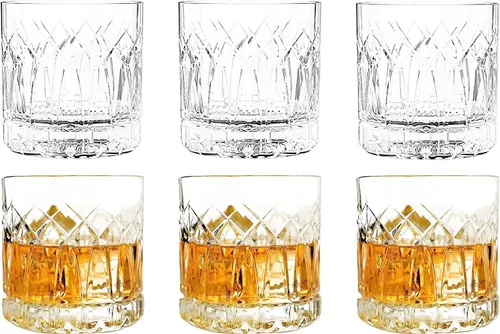 Vista 2 de LEMONSODA Vasos de Whiskey Double Rock Old Fashioned - Juego de 36 Vasos de Cóctel (12 onzas líquidas) (Arco (Caja de 36 Vasos)) [2066]