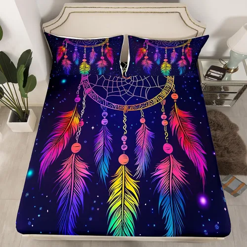 Vista 14 de Sábana bajera ajustable de tamaño individual para niños, diseño de animales marinos náuticos, juego de ropa de cama coral bajo el mar, juego de ropa