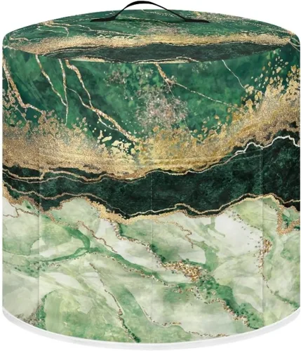Vista 16 de GLENLCWE Cubierta para olla a presión de árbol de campana de Navidad, cubierta de electrodomésticos de cocina de Navidad, cubierta a prueba de polvo