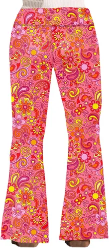 Vista 7 de Deerose Pantalones de cintura alta con estampado floral para niñas de 5 a 14 años