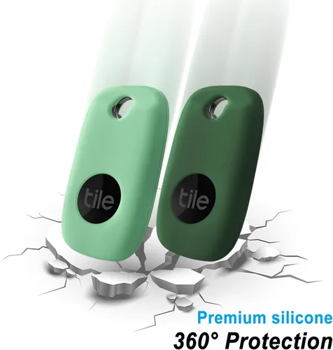 Vista 3 de Geiomoo Funda de silicona para Tile Pro 2022 Tracker, funda suave y flexible resistente a los arañazos con mosquetón