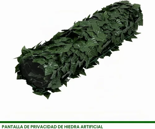 Vista 3 de Valla de Privacidad de Hiedra Artificial, U'Artlines Valla de Setos Artificiales de Servicio Pesado y Pantalla de Decoración de Hojas de Vid