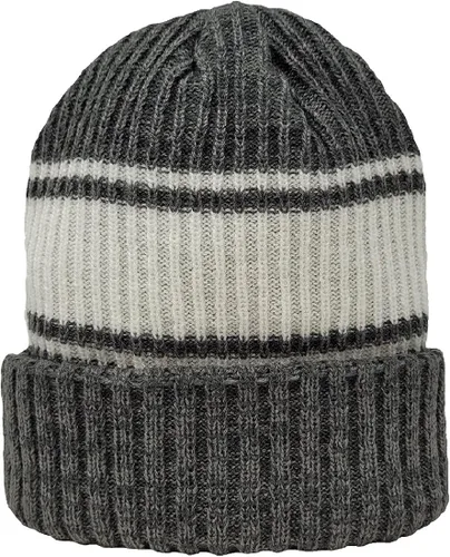 Vista 3 de Ripple Junction Máscara de calavera blanqueada con gorro de tira Varsity con licencia
