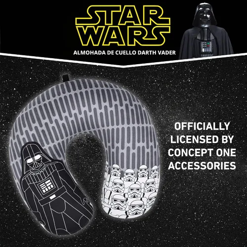 Vista 4 de FUL Star Wars Darth Vader and Storm Trooper - Almohada de viaje para cuello