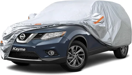 Vista 11 de Kayme Hatchback - Funda impermeable para todo tipo de clima (hasta 177 pulgadas) Protects cars from outdoor UV exposure, blocks blowing dust and