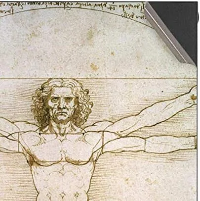Vista 4 de Skinit Calcomanía para juegos compatible con consola Xbox Series X - Bridgeman Art da Vinci - Las proporciones del diseño del hombre