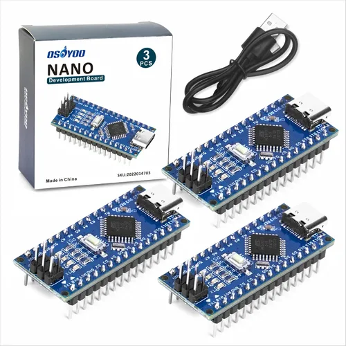 Vista 9 de 1x Nano Módulo CH340 5V/16M USB-C Micro-controlador Junta para Arduino Nano V3.0