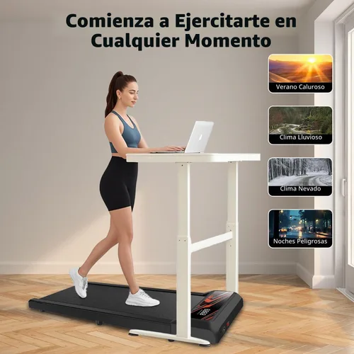 Vista 2 de Maicifi Walking Treadmill Pad with Incline - 2.5HP Low Noise Under Desk Treadmill,Walking Portable Pad with Handle Bar, 3 in 1 for Home, Remote