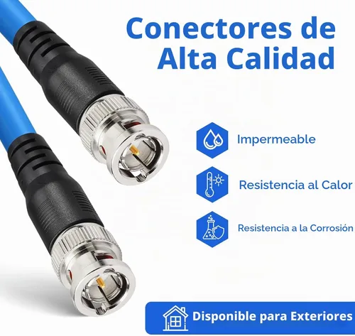 Vista 2 de Superbat Cable SDI 3G/6G/12G de 1 pie BNC Jumper Belden 1694A, compatible con video HD-SDI/3G-SDI/4K/8K, para convertidor de cámaras, cable SDI