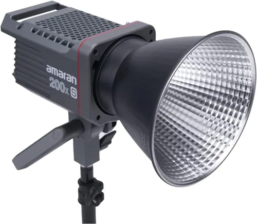 Vista 5 de amaran 200x S 200W - Luz de video LED bicolor, control de aplicación Bluetooth, luz de estudio, fuente de alimentación CC/CA, montaje Bowens