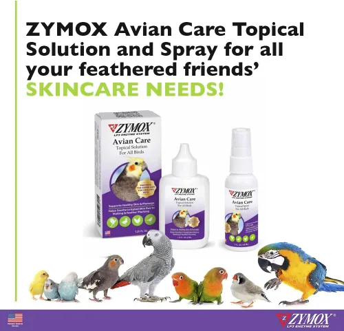 Vista 7 de Zymox Avian Care Solución tópica sin hidrocortisona - 1.25 oz