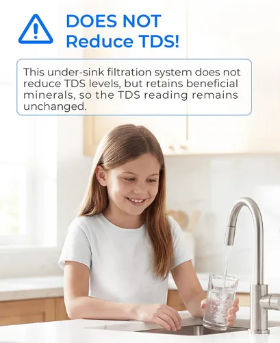 Vista 7 de Cartucho de filtro de repuesto Waterdrop RF10-UF de 0.01 micras para filtro de agua para bajo fregadero 10UA/10UA-UF/10UB/10UB-UF, reduce plomo