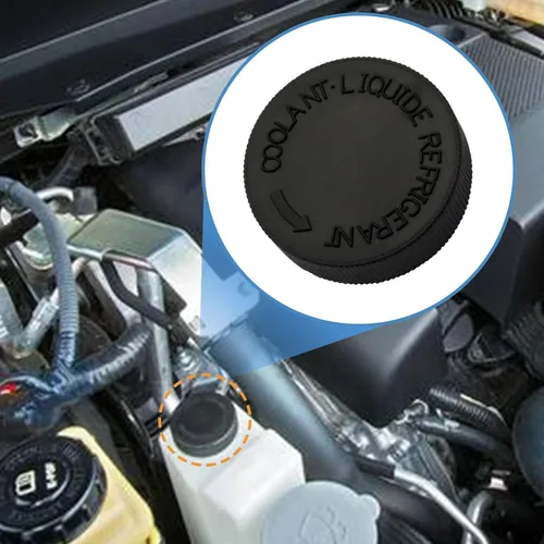 Vista 7 de NLQR Tapa de Depósito de Agua de Refrigerante del Radiador del Motor Negro, Compatible con Nissan Murano Rogue Versa Quest, Compatible con Infiniti