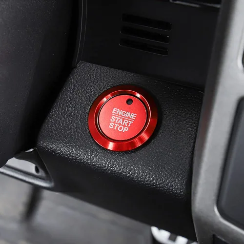 Vista 4 de JHO Interruptor de arranque rojo para Ford F150 Raptor 2017 2018 2019 XLT Lariat Limited Motor de coche