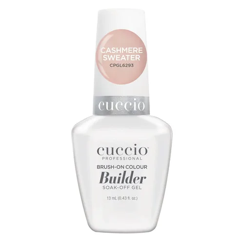 Vista 6 de Cuccio Pro Brush-On Colour Builder Soak Off Gel - Fórmula ligera autonivelante LED y UV, camufla el crecimiento y corrige las camas de uñas