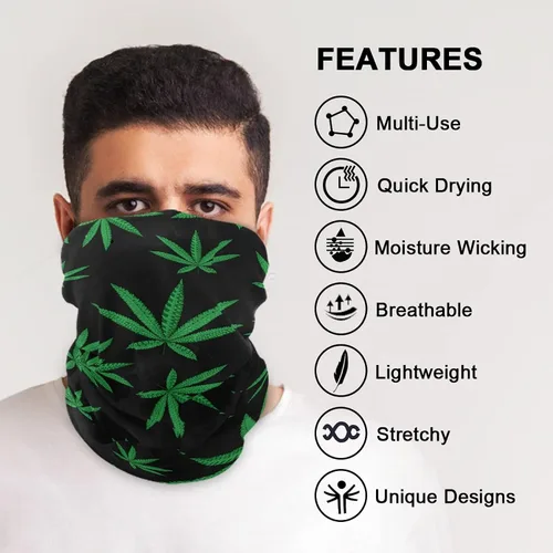 Vista 5 de Cubierta de la máscara de la cara Bandana Cuello Polainas Headwear Diadema Cuello Bufanda Pasamontañas