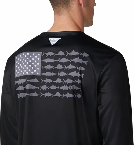 Vista 4 de Columbia Men's Terminal Tackle PFG Fish Flag Ls