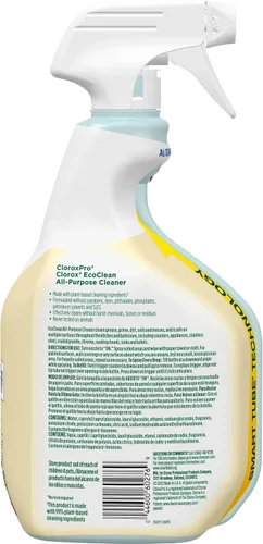 Vista 12 de CloroxPro Clorox EcoClean Limpiador multipropósito en aerosol, botella de 32 onzas líquidas, paquete de 9