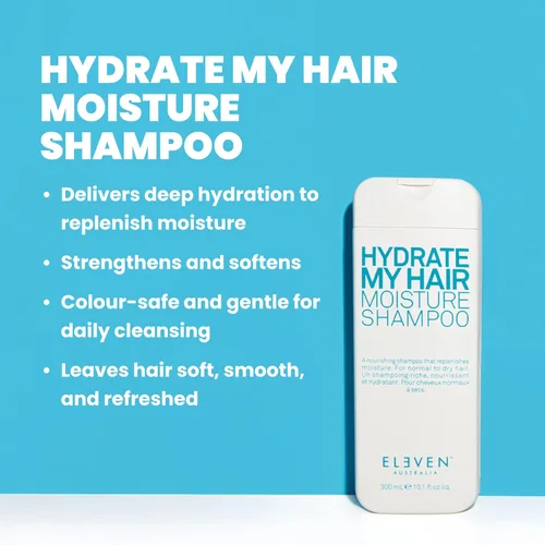 Vista 4 de ELEVEN AUSTRALIA Hydrate My Hair Shampoo El mejor champú hidratante para cualquier clima