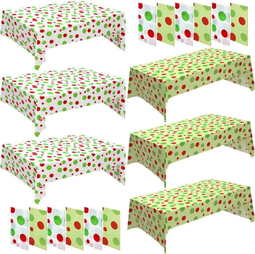 Vista 10 de Ganeen Mantel de plástico con flores azules, 12 unidades, diseño floral, vintage, desechable, rectangular, de plástico, 54 x 108 pulgadas